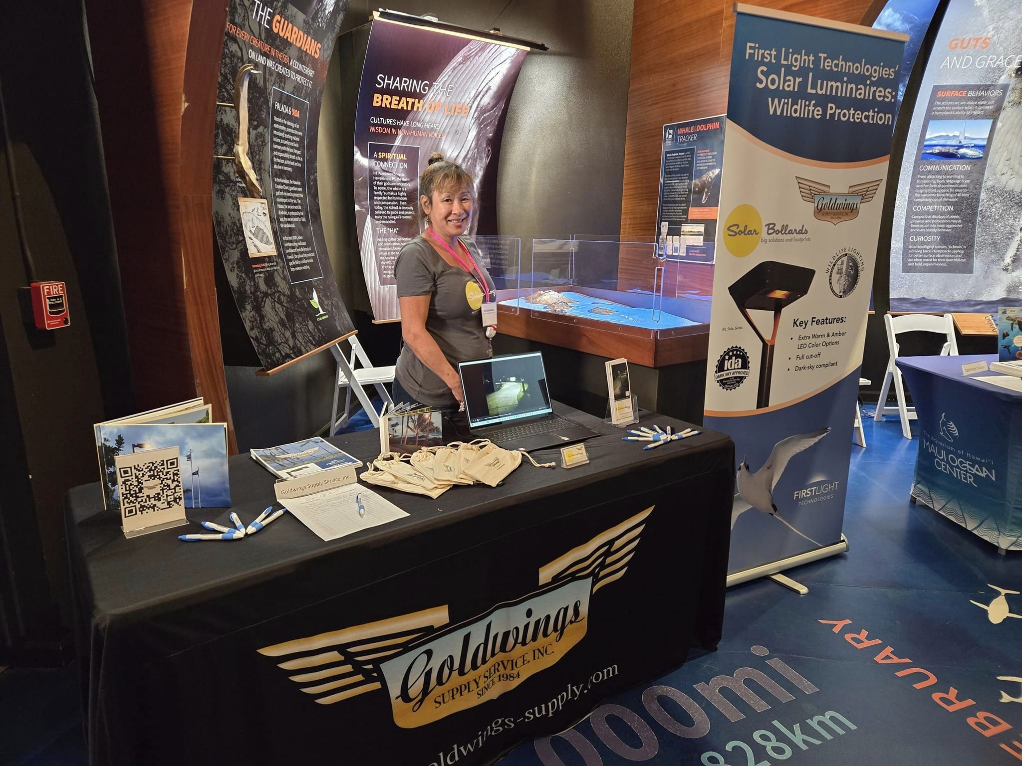 Goldwings Discusses Wildlife-Friendly Lighting at Maui Ocean Center